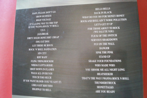 ACDC - Family Jewels Songbook Notenbuch Vocal Guitar