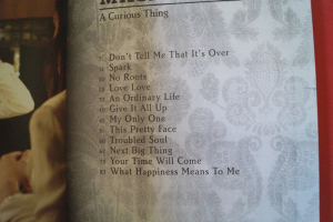 Amy MacDonald - A curious Thing Songbook Notenbuch Piano Vocal Guitar PVG