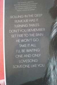 Adele - 21 Songbook Notenbuch Piano Vocal Guitar PVG