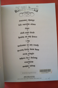 Anastacia - Anastacia Songbook Notenbuch Piano Vocal Guitar PVG