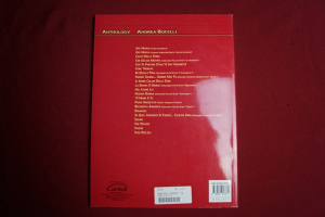 Andrea Bocelli - Anthology Songbook Notenbuch Vocal Guitar
