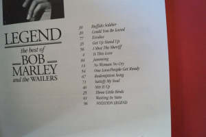 Bob Marley - Legend (Best of) Songbook Notenbuch Vocal Guitar