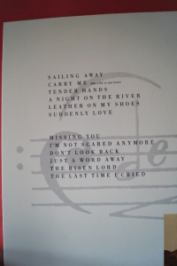 Chris de Burgh - Flying Colours Songbook Notenbuch Piano Vocal Guitar PVG