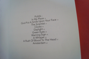 Coldplay - A Rush of Blood to the HeadSongbook Notenbuch Piano Vocal Guitar PVG