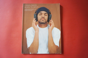 Craig David - Born to do it Songbook Notenbuch Piano Vocal Guitar PVG