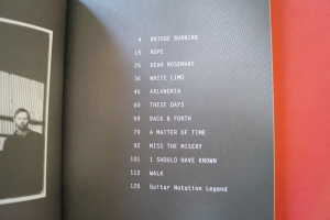 Foo Fighters - Wasting Light Songbook Notenbuch Vocal Guitar