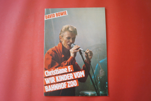 David Bowie - Christiane F. Wir Kinder vom Bahnhof Zoo Songbook Notenbuch Vocal Guitar