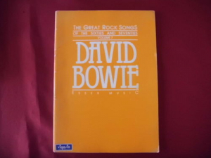 David Bowie - Great Rock Songs Songbook Notenbuch Piano Vocal Guitar PVG
