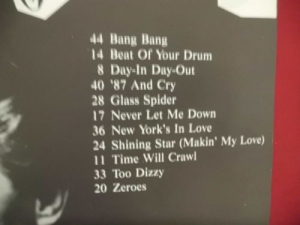 David Bowie - Never let me down Songbook Notenbuch Piano Vocal Guitar PVG