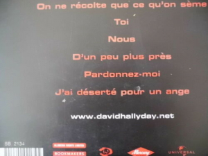 David Hallyday - Satellite Songbook Notenbuch Piano Vocal Guitar PVG
