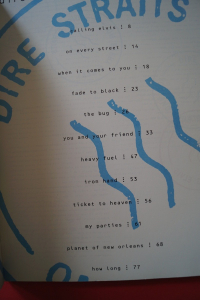 Dire Straits - On Every Street Songbook Notenbuch Piano Vocal Guitar PVG