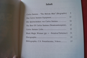 Santana - The Best of (Signature Licks) Notenbuch Guitar