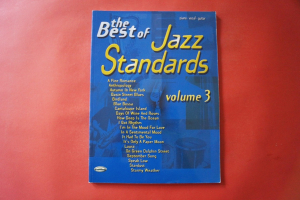 The Best of Jazz Standards Volume 3 Songbook Notenbuch Piano Vocal Guitar PVG
