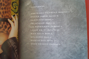 Gloria Estefan - Abriendo Puertas Songbook Notenbuch Piano Vocal Guitar PVG