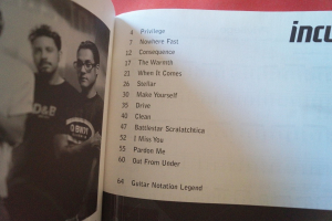 Incubus - Make Yourself Songbook Notenbuch Vocal Guitar