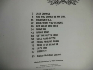 Jet - Get Born Songbook Notenbuch Vocal Guitar