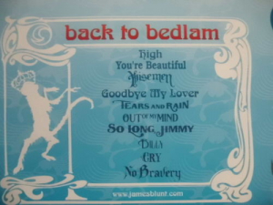 James Blunt - Back to Bedlam Songbook Notenbuch Piano Vocal Guitar PVG