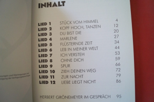 Herbert Grönemeyer - Zwölf Songbook Notenbuch Piano Vocal Guitar PVG
