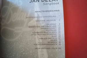 Jan Delay - Songbook Songbook Notenbuch Piano Vocal Guitar PVG