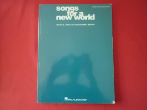 Jason Robert Brown - Songs for a new World Songbook Notenbuch Piano Vocal Guitar PVG