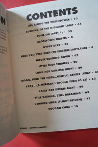 Jimi Hendrix - Electric Ladyland Songbook Notenbuch Vocal Easy Guitar