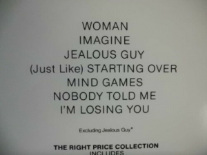 John Lennon - 7 Songs Songbook Notenbuch Piano Vocal Guitar PVG