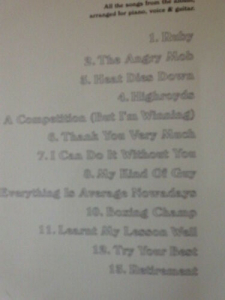 Kaiser Chiefs - Yours truly angry Mob Songbook Notenbuch Piano Vocal Guitar PVG