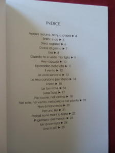 Lucio Battisti - 22 Grandi Successi Songbook Vocal Guitar Chords