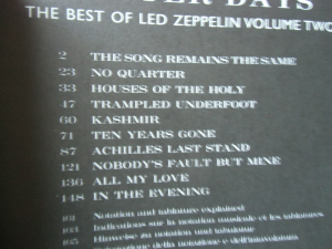 Led Zeppelin - Early Days / Latter Days Songbooks Notenbücher Vocal Guitar