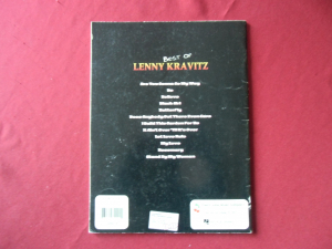 Lenny Kravitz - Best of Songbook Notenbuch Piano Vocal Guitar PVG