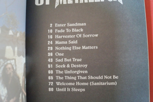 Metallica - Best of Songbook Notenbuch Piano Vocal Guitar PVG