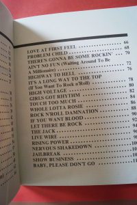 ACDC - Anthology (ältere Ausgabe) Songbook Notenbuch Vocal Guitar