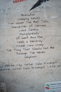 Metallica - Live: Binge & Purge Selections (mit Poster) Songbook Notenbuch Vocal Guitar
