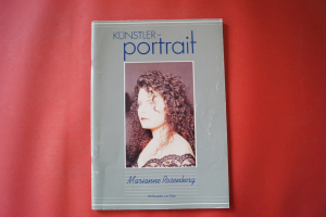Marianne Rosenberg - Künstlerportrait Songbook Notenbuch Piano Vocal Guitar PVG