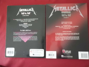 Metallica - Riff by Riff 1 & 2 Songbooks Notenbücher Vocal Guitar