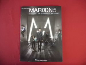 Maroon 5 - It won´t be soon before long Songbook Notenbuch Piano Vocal Guitar PVG
