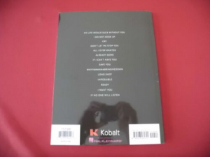 Kelly Clarkson - All I ever wanted Songbook Notenbuch Piano Vocal Guitar PVG