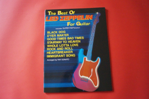 Led Zeppelin - Best of for Guitar Songbook Notenbuch Vocal Guitar