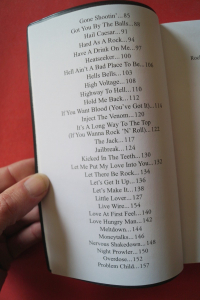 ACDC - Little Black Songbook Songbook Vocal Guitar Chords