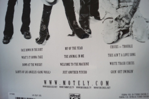 Mötley Crüe - Saints of Los Angeles Songbook Notenbuch Vocal Guitar