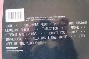 Natalie Imbruglia - Left of the Middle Songbook Notenbuch Piano Vocal Guitar PVG