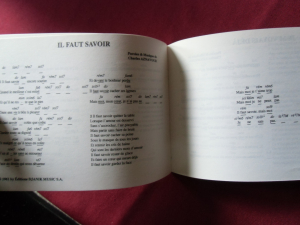 Charles Aznavour - Je chante Songbook Vocal Chords