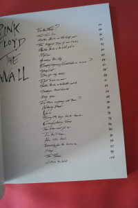 Pink Floyd - The Wall Songbook Notenbuch Piano Vocal Guitar PVG