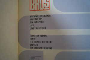 Bros - Push Songbook Notenbuch Piano Vocal Guitar PVG