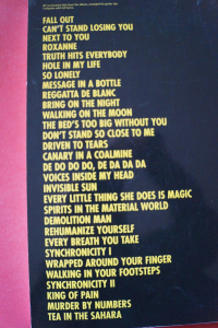 Police - Anthology Songbook Notenbuch Vocal Guitar