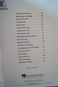 Red Hot Chili Peppers - Blood Sugar Sex Magik Songbook Notenbuch Vocal Guitar