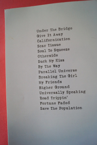 Red Hot Chili Peppers - Greatest Hits Songbook Notenbuch Vocal Guitar