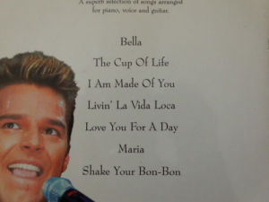 Ricky Martin - Greatest Hits (ohne Poster) Songbook Notenbuch Piano Vocal Guitar PVG