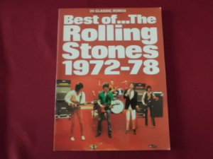 Rolling Stones - Best of 1972-1978 (neuere Ausgabe) Songbook Notenbuch Piano Vocal Guitar PVG