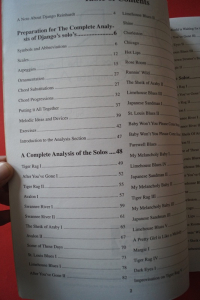 Django Reinhardt - The Music of Songbook Notenbuch Guitar